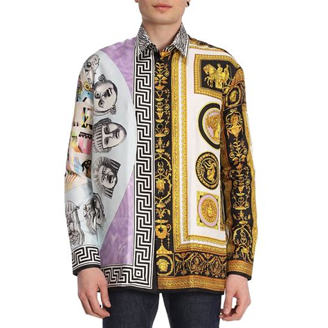 chemises versace|Versace shirts online.